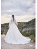 Long Sleeves Ivory Lace Tulle Modest Wedding Dress